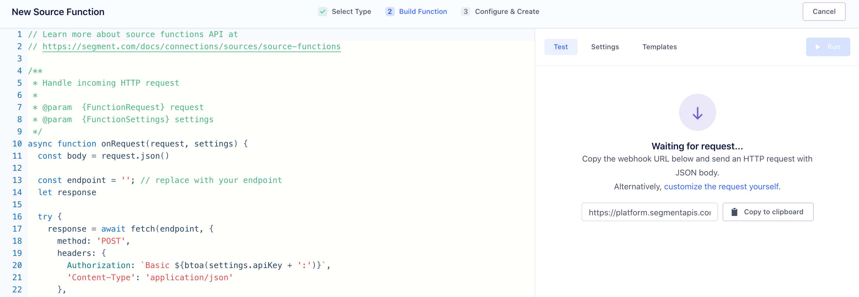 Functions Editor