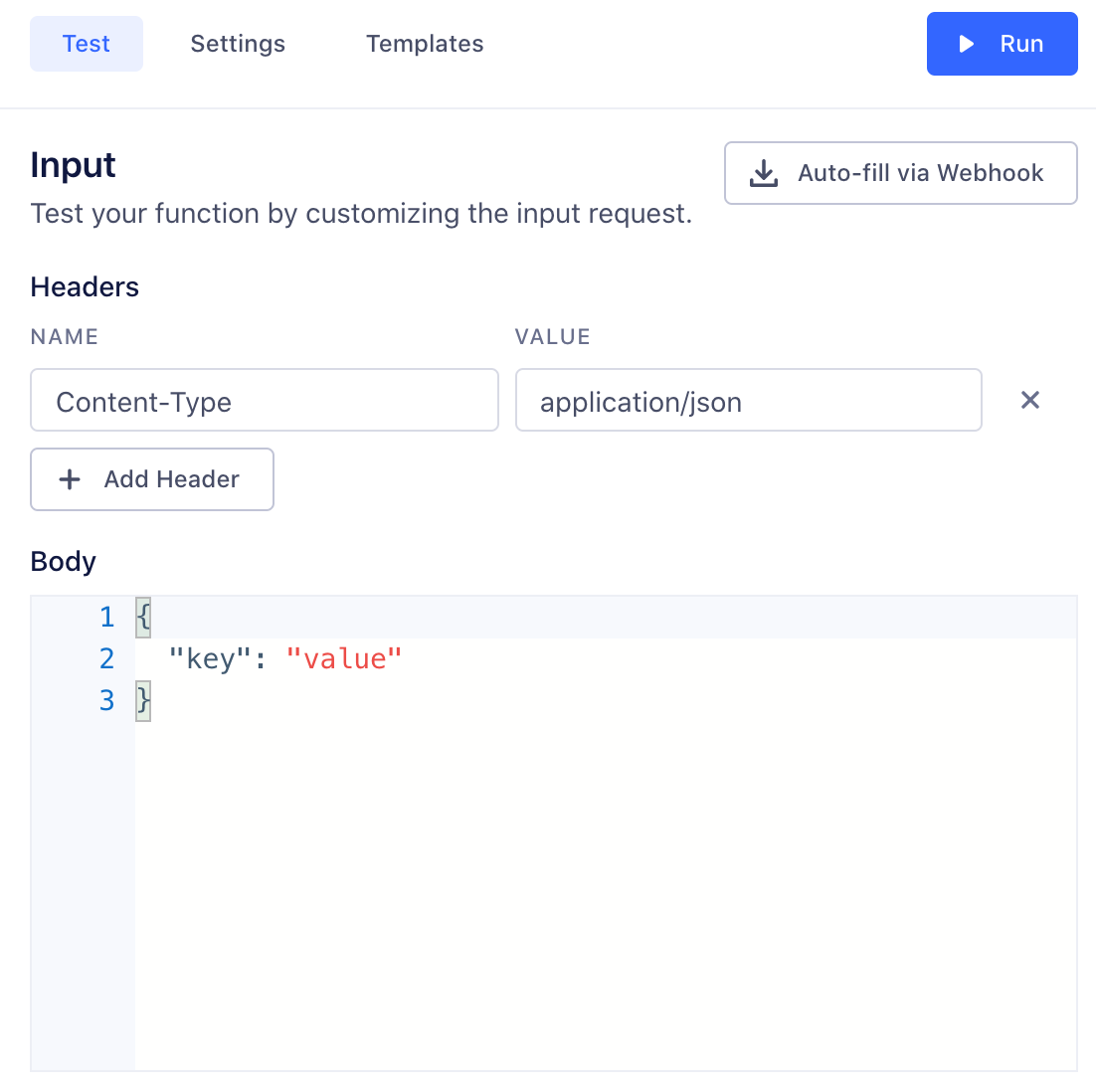 Test HTTP Request